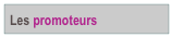 Les promoteurs